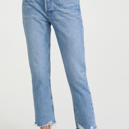 Women's Cropped Jeans | AGOLDE Riley High Rise Straight Crop Jeans - AE22313